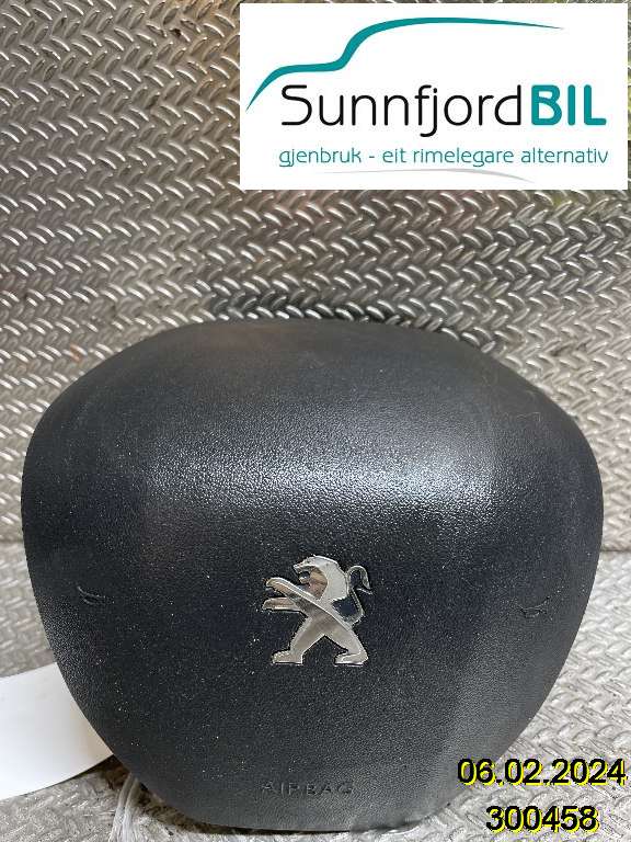 Airbag rattpute til Peugeot 208 2012-2019 (Type I)  (PEUGEOT|98 072 114 ZD|98072114ZD|)