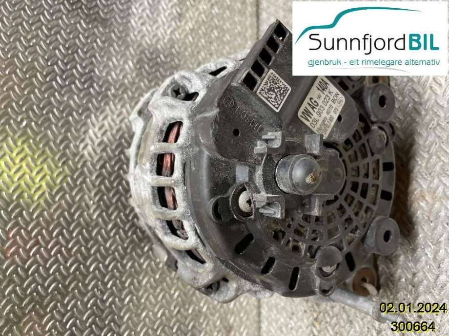 Dynamo til Audi A3 2016-2020 (Type III, Fase 2)  (AUDI|04L903024S|03L903023K)