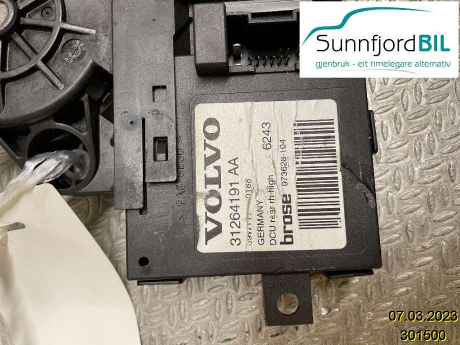 Ruteheis høyre til Volvo V50 2007-2012 (Fase 2) (VOLVO|31264376|)