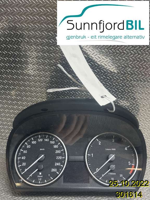 Instrumentpanel til BMW 3-Serie 2005-2011 (E90/E91/E92/E93) (E90/E91/E92/E93) (BMW|62109316127||918734401)