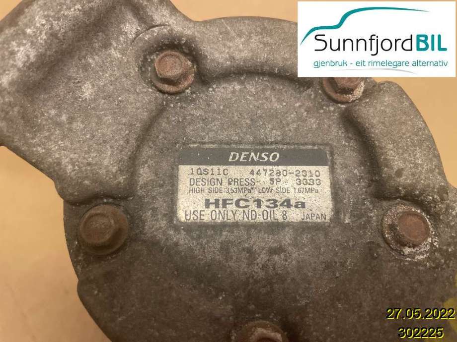 Aircondition kompressor til Toyota Hilux 2012-2016  (TOYOTA|883100K113||4472802310)