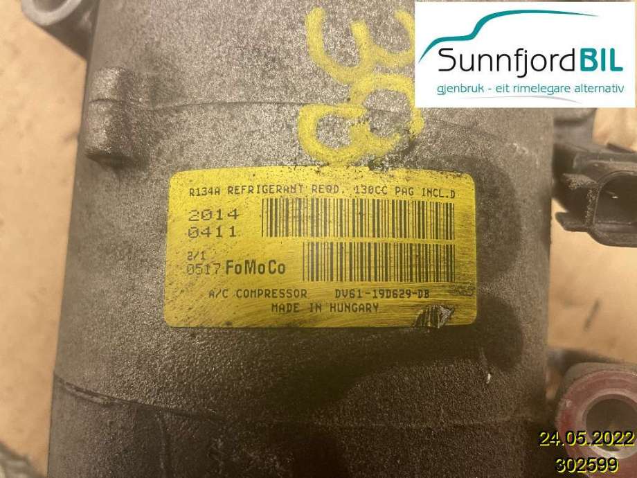 Aircondition kompressor til Ford Kuga 2013-2019  (FORD|DV6119D629DB|)