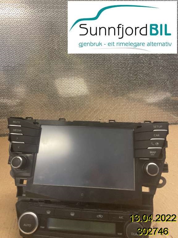 Bilstereo navigasjon til Toyota Avensis, 2015-2019 (Type III, Fase 2)  (TOYOTA|8614005250)