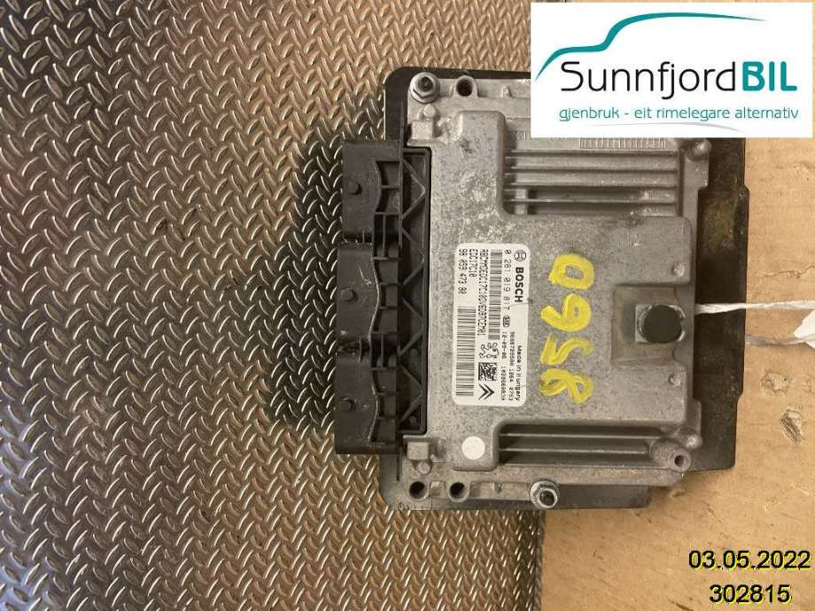 Styreenhet motor til Citroën Berlingo, 2008-2015 (Type II, Fase 1)  (CITROEN|9805947380)