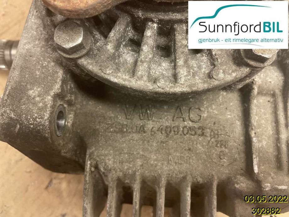 Girkasse 4WD fordelingskasse til VW Tiguan 2007-2011 (Type I, Fase 1)  (VOLKSWAGEN|0A6 409 053 AG|)