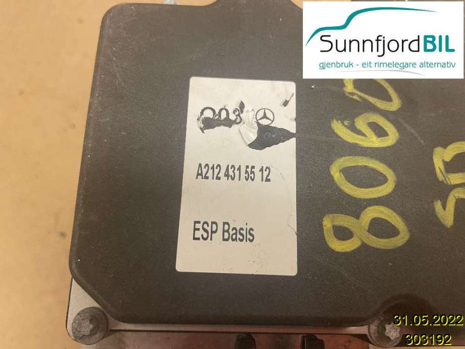 ABS sentral til Mercedes E-Klasse 2009-2013 (Fase 1) (W212) (W212) (MERCEDES|A2124315512|)