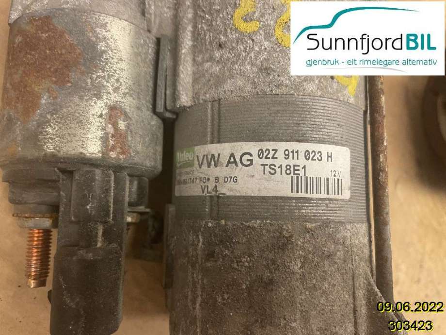 Starter diesel til Škoda Superb 2008-2015 (Type II)  (SKODA|02E911024C||02E911024H)