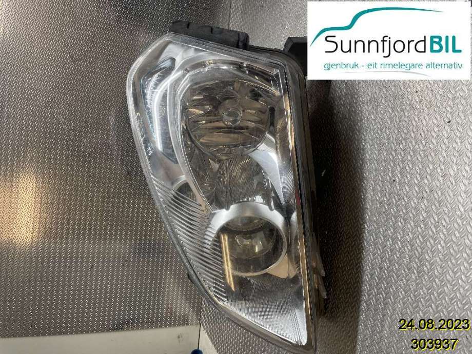 Frontlykt venstre xenon til Nissan Qashqai 2007-2010 (Type I, Fase 1)  (NISSAN|26060JD91A|1EF23804211|26060JD91B)