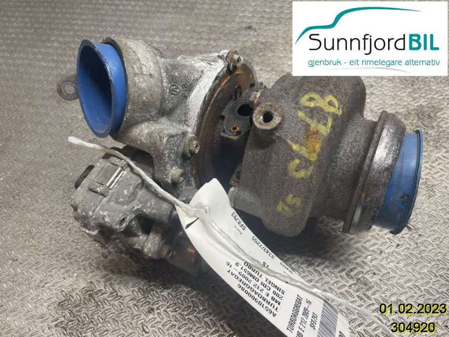 Turbo til Mercedes E-Klasse, 2009-2013 (Fase 1) (W212) (W212) (MERCEDES|A6510900086)