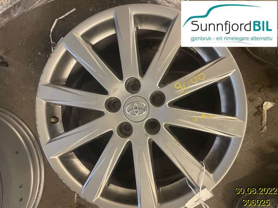 Felg aluminium til Toyota Avensis, 2009-2015 (Type III, Fase 1)  (TOYOTA|)