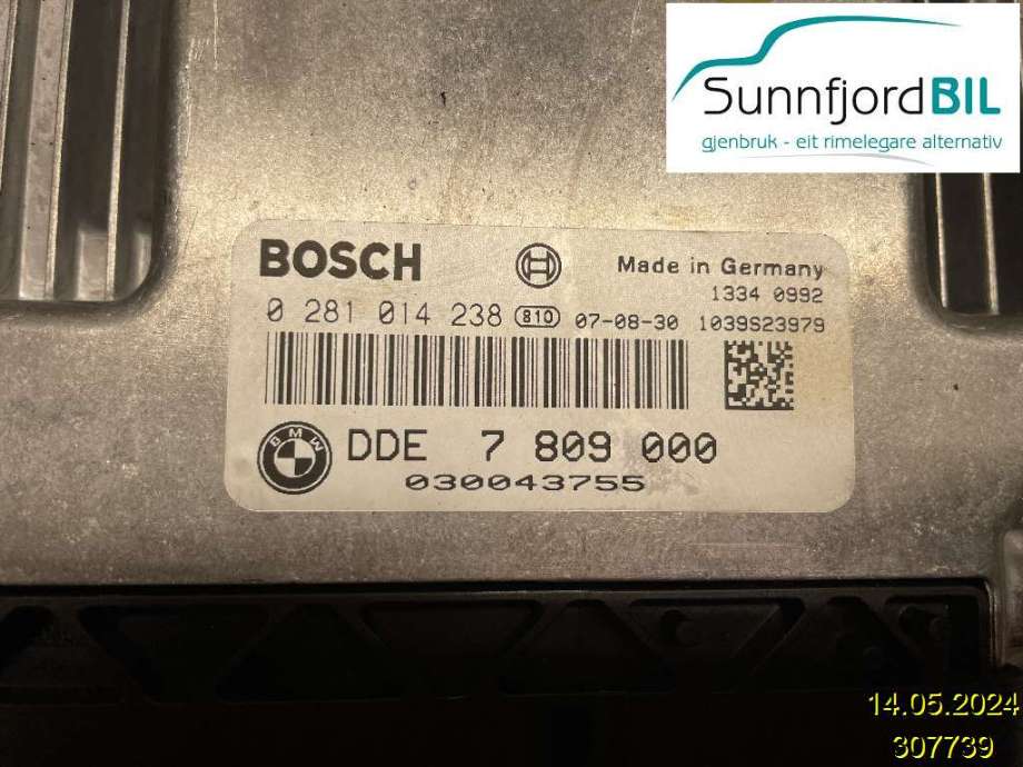 Styreenhet motor til BMW 5-Serie, 2003-2010 (E60/E61) (E60/E61) (BMW|DDE7809000)