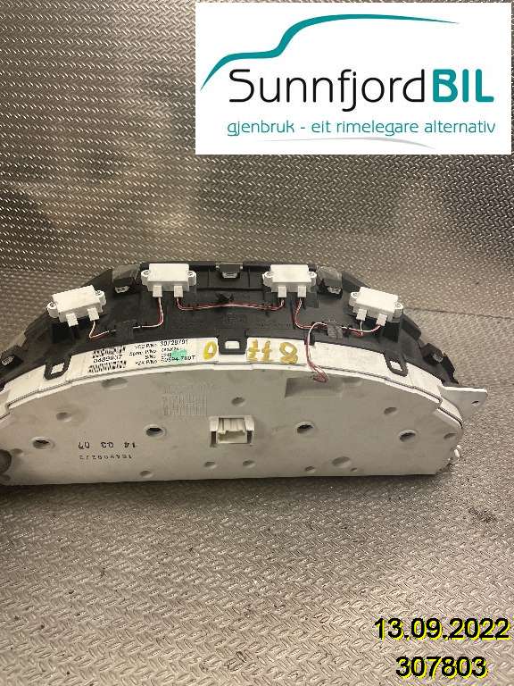 Instrumentpanel til Volvo V70 2007-2013 (Type III, Fase 1)  (VOLVO|30728791|)