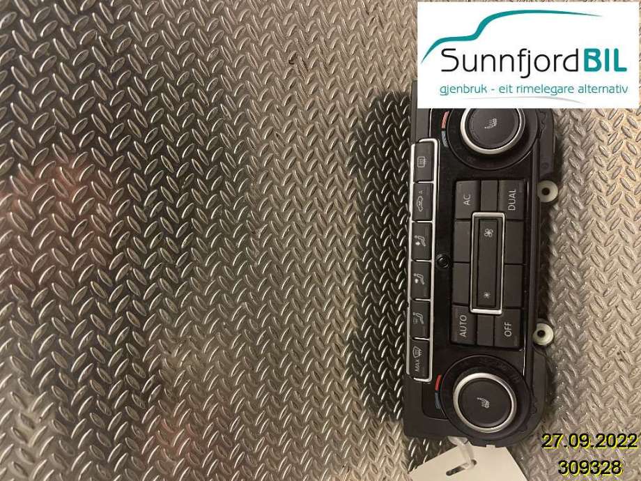 Varmeapparat betjening til VW Golf VI, 2008-2012  (VOLKSWAGEN|5K0907044EA)