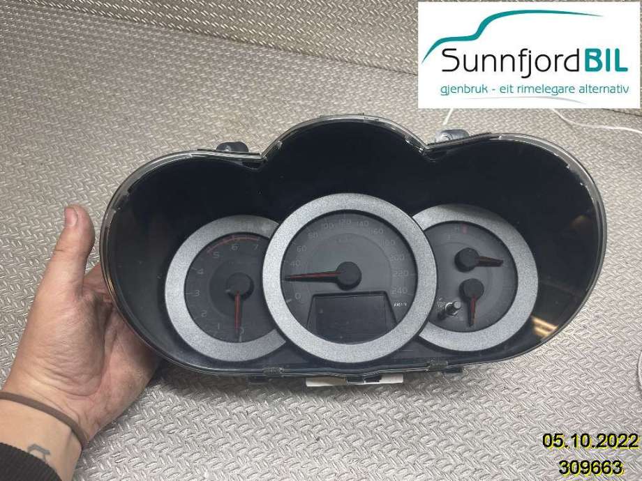 Instrumentpanel til Toyota RAV4, 2009-2013 (Type III, Fase 2)  (TOYOTA|83800-42F7)
