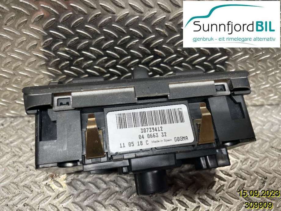 Bryter lys til Volvo V60 2010-2013 (Type I, Fase 1)  (VOLVO|31443846||30739412)