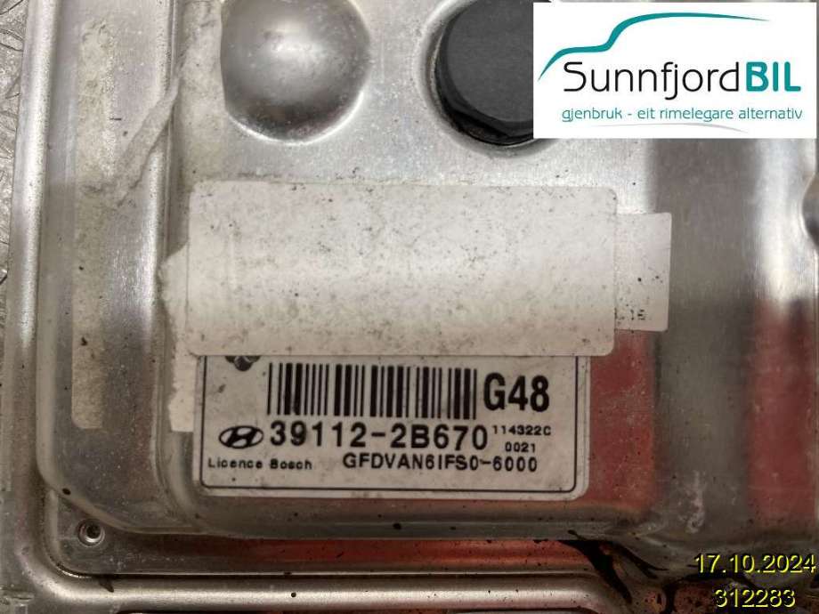 Styreenhet motor til Hyundai i30 2007-2012 (Type I)  (HYUNDAI||39112 2B670)