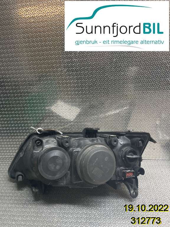 Frontlykt høyre halogen til Saab 9-3 2003-2007 (Type II, Fase 1)  (SAAB|12799352|)