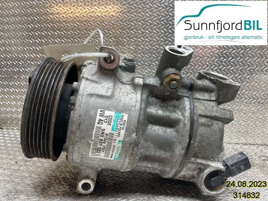 Aircondition kompressor til Audi A3, 2009-2012 (Type II, Fase 2)  (AUDI|5N0820803L)