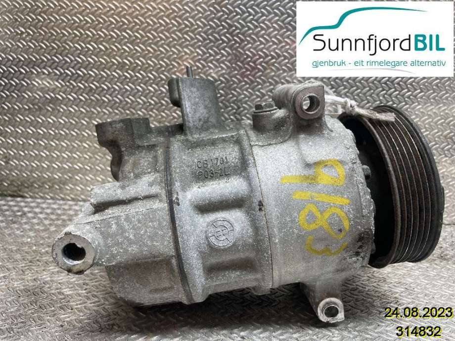 Aircondition kompressor til Audi A3 2009-2012 (Type II, Fase 2)  (AUDI|5N0820803L|5N0820803K|5N0820803C)