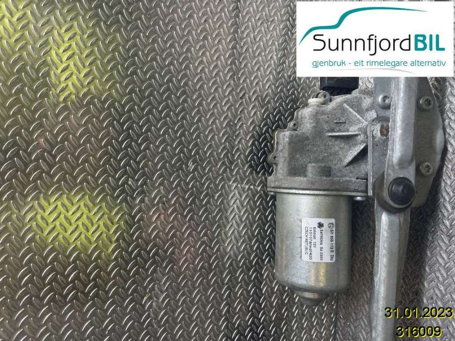 Viskermotor frontrute til Škoda Fabia 2010-2014 (Type II, Fase 2)  (SKODA|5J1955023D|SA5250|5J1955113B)