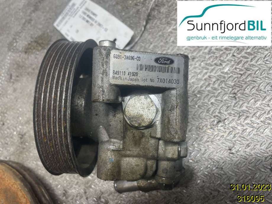 Servo pumpe mekanisk til Ford Mondeo 2007-2010 (Type IV, Fase 1) (FORD|6G91-3A696-CE|1674663|)