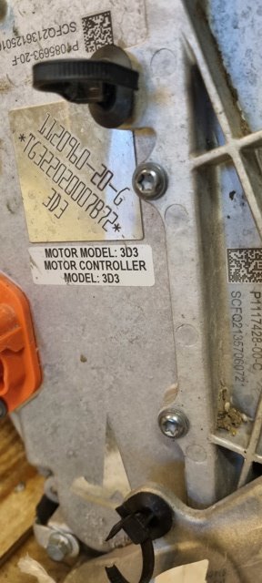 Motor elbil foran til Tesla Model 3 2018-2023 (Fase 1)  (3D3|112096020G|)