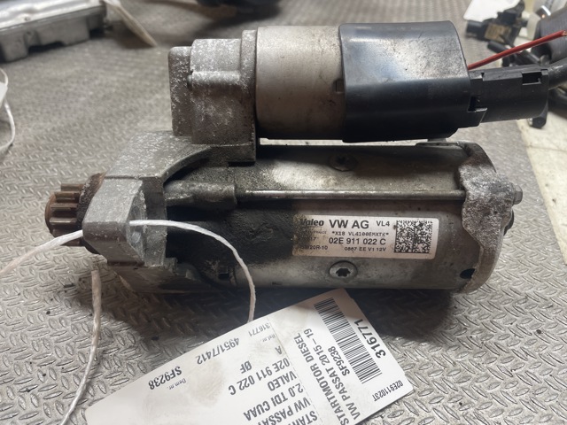 Starter diesel til VW Passat 2015-2019 (Fase 1) (B8) (B8) (VOLKSWAGEN|02E911023T|02E 911 022 C)