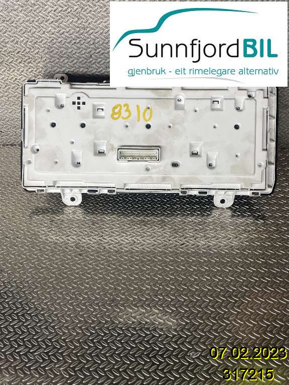 Instrumentpanel til Toyota Hiace 2007-2012 (Fase 3) (TOYOTA|8380026D11|)