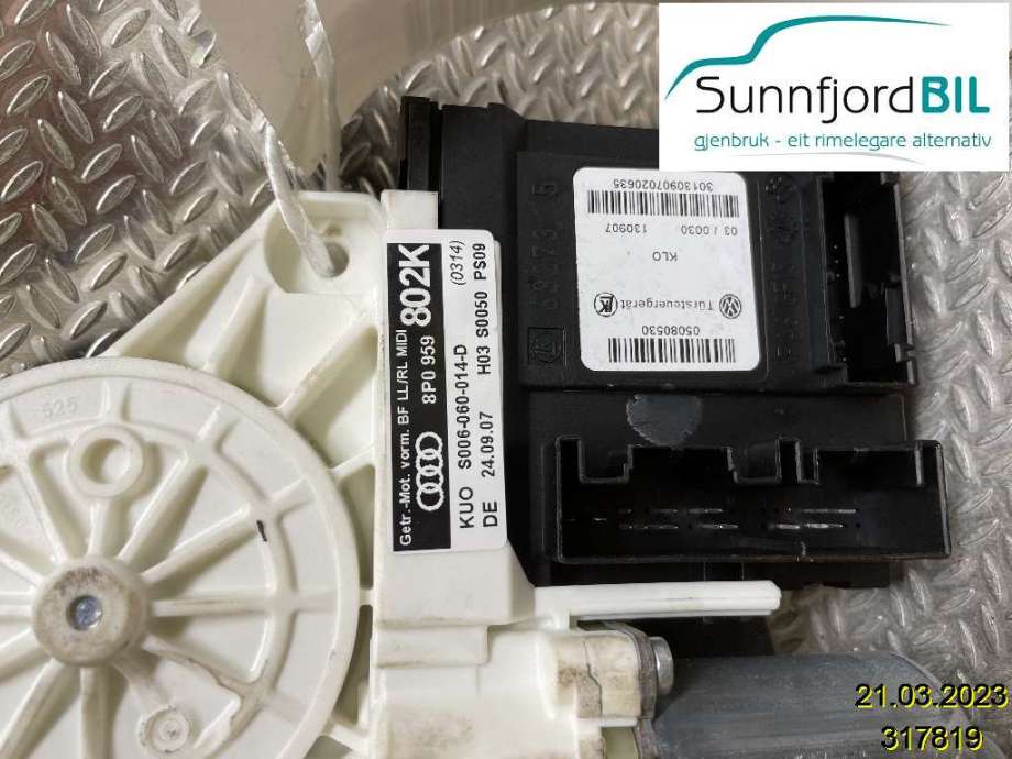 Ruteheis høyre til Audi A3 2003-2008 (Type II, Fase 1) (AUDI|8P0959802M|)