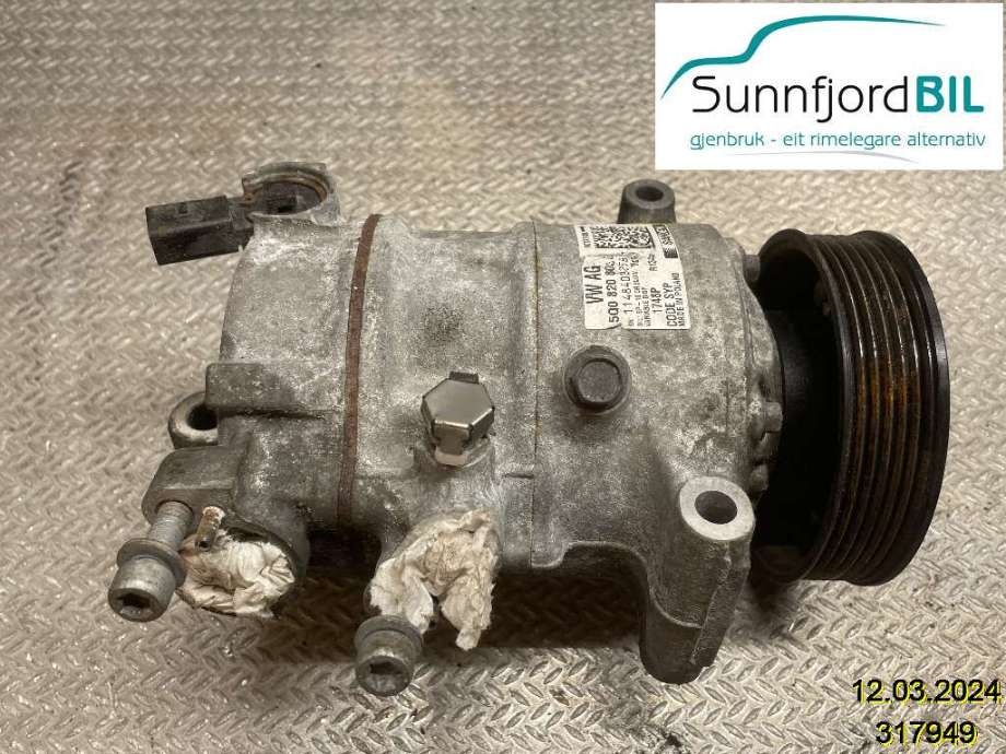 Aircondition kompressor til Škoda Octavia 2013-2016 (Type III, Fase 1) (SKODA|5Q0820803E|)