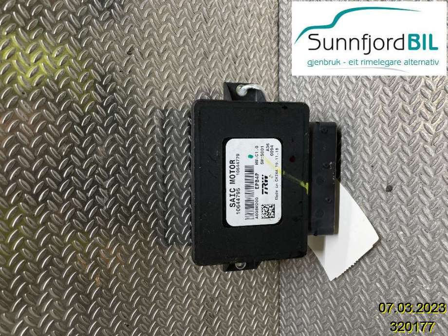 Styreenhet elektrisk parkbrems (EPB - Electric Parking Brake) til MG ZS EV 2019-2021 (Type I, Fase 1)  (|A008W200|10644795)
