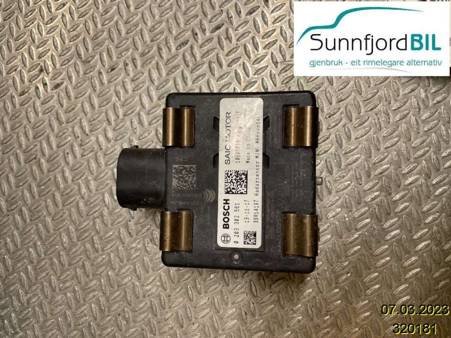 Sensor radar til MG ZS EV, 2019-2021 (Type I, Fase 1)  