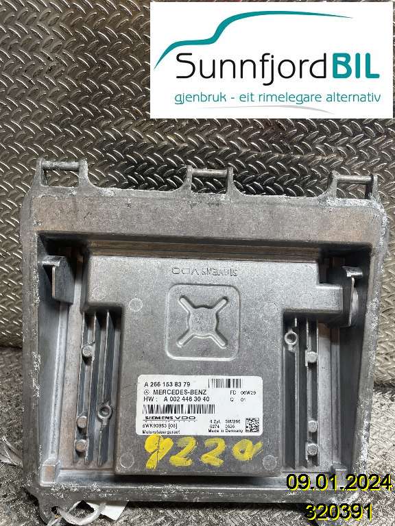 Styreenhet motor til Mercedes B-Klasse 2005-2008 (Fase 1) (W245) (W245) (MERCEDES|A0024463340|A0024463040|A2661538379)