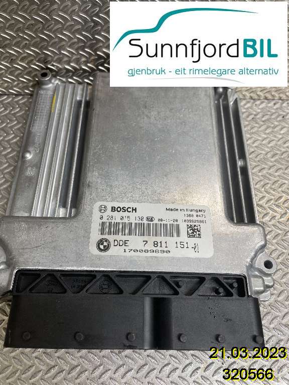 Styreenhet motor til BMW 5-Serie 2003-2010 (E60/E61) (E60/E61) (BMW|13618509034|0281015130|DDE781115101)