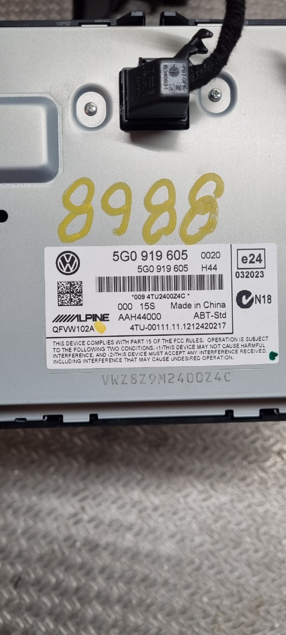 Instrument kjørecomputer til VW Golf VII 2012-2017 (Fase 1)  (VOLKSWAGEN|5G0919605|)