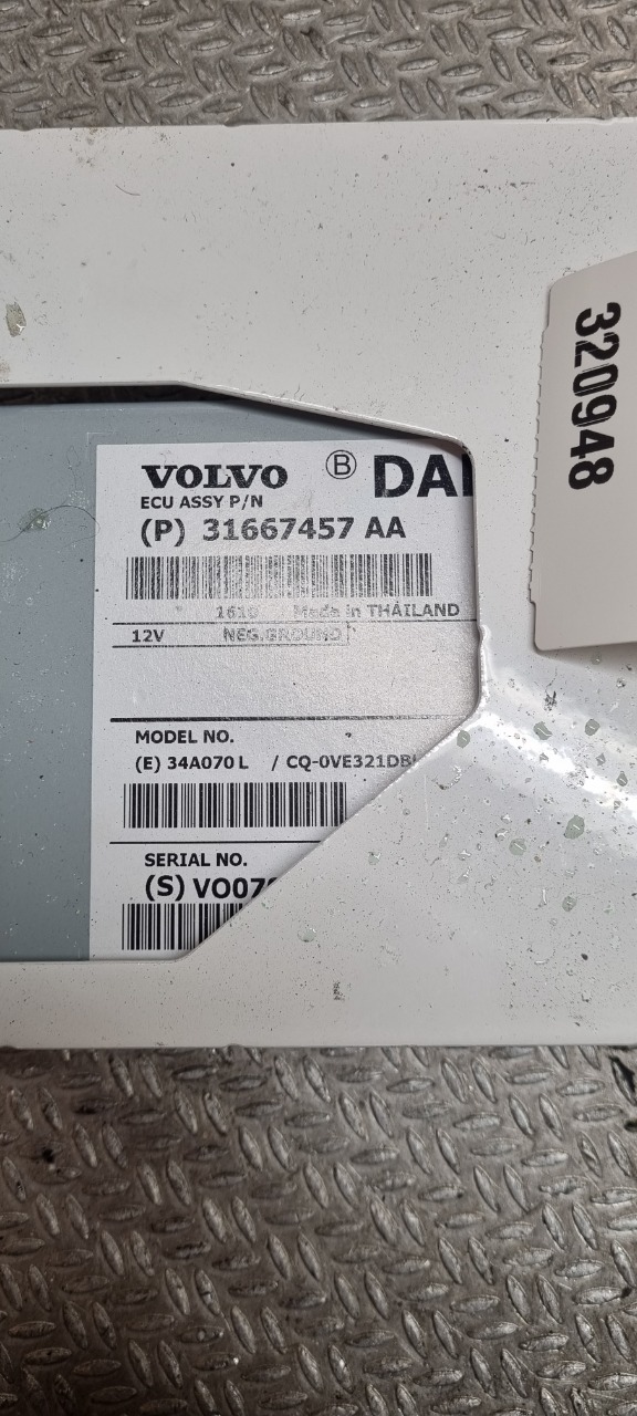 Styreenhet diverse til Volvo V60/V60 CC, 2013-2018 (Type I, Fase 2)  (VOLVO|31667457)