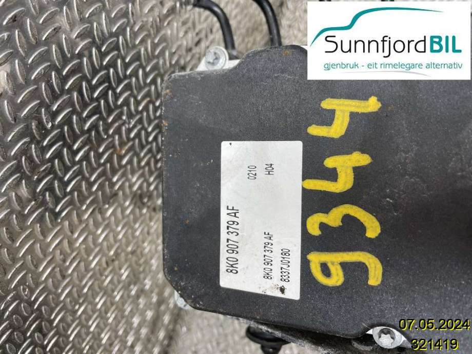 ABS sentral til Audi A4 2007-2014 (Type IV) (B8) (B8) (AUDI|8K0614517FN|8K0614517CL|8K0907379AF)