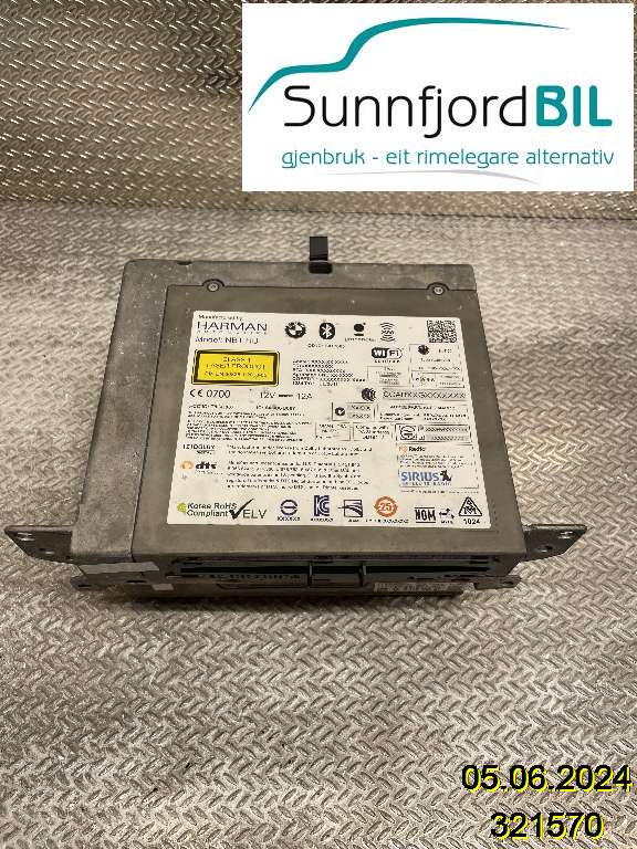 Bilstereo til BMW 3-Serie 2012-2018 (F30/F31/F34) (F30/F31/F34) (BMW||6434AB067)