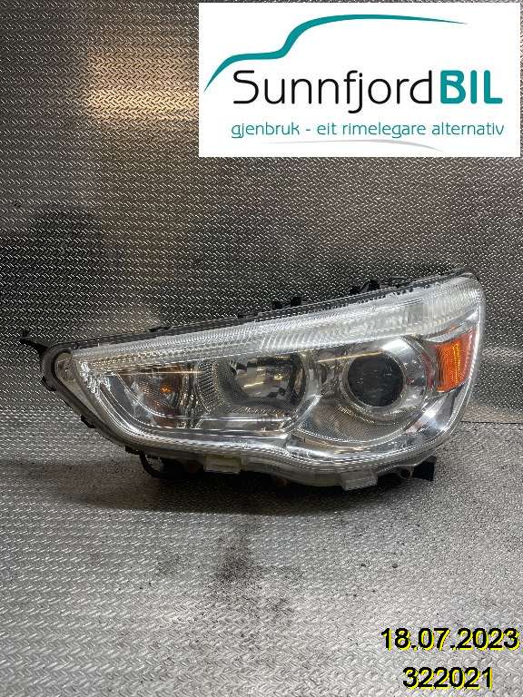 Frontlykt venstre halogen til Mitsubishi ASX 2010-2019  (MITSUBISHI|8301B587|)