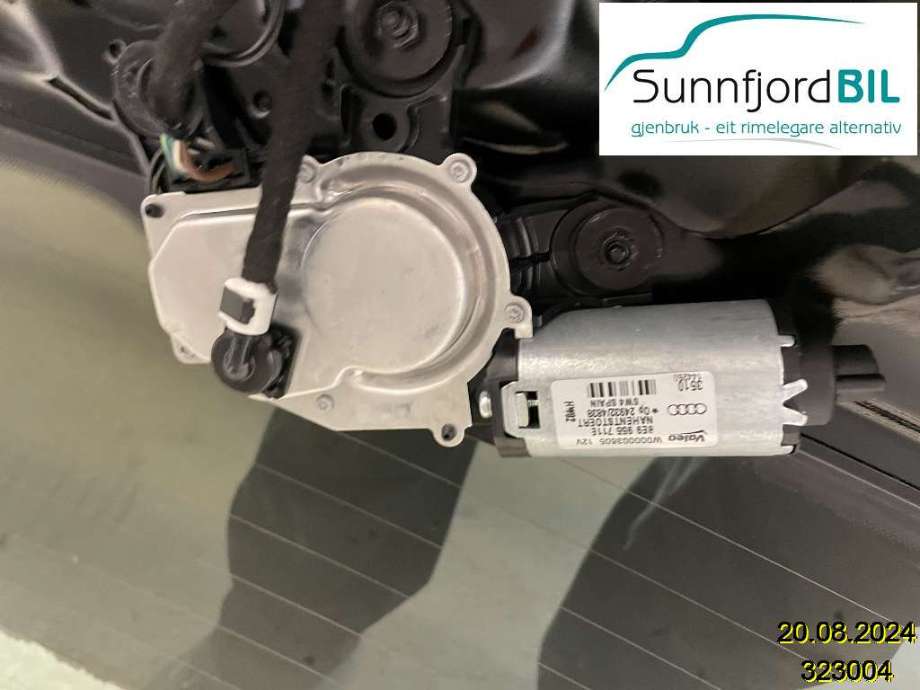 Viskermotor bakrute til Audi Q7, 2006-2010 (Type I, Fase 1)  (AUDI|8E9 955 711 E)