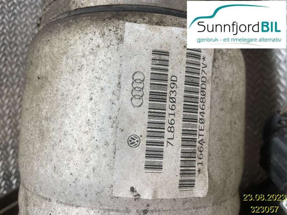 Fjærbein venstre foran til Audi Q7 2006-2010 (Type I, Fase 1)  (AUDI|7L8616039D|7L8616039H|)