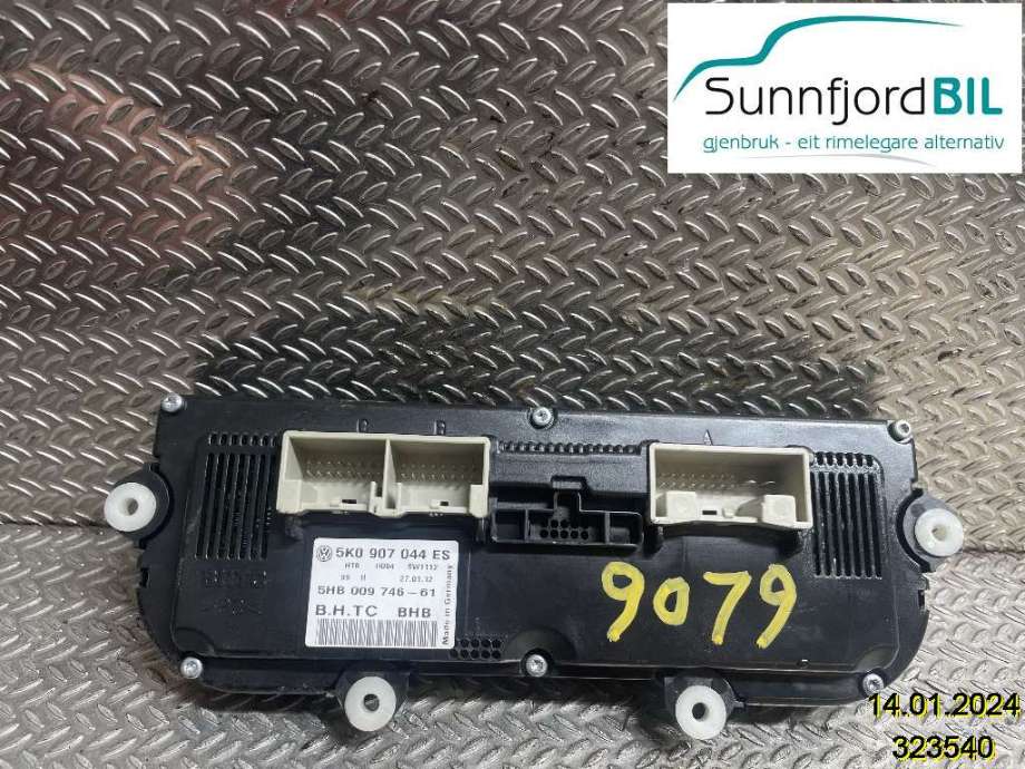 Varmeapparat betjening til VW Tiguan 2011-2016 (Type I, Fase 2)  (VOLKSWAGEN|5K0907044HB||5K0907044ES)