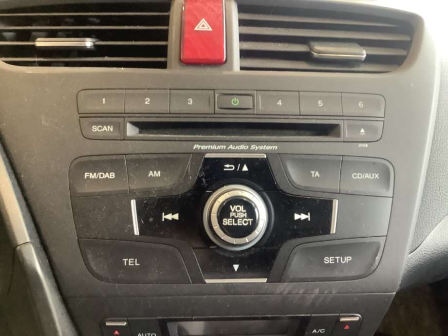 Bilstereo til Honda Civic, 2012-2015 (Type IX, Fase 1)  (HONDA|)