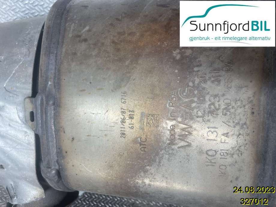 Partikkelfilter til Škoda Superb 2008-2015 (Type II)  (SKODA|1K0254707LX||1K0131723AH)