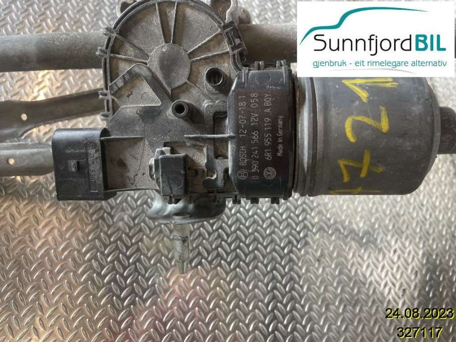 Viskermotor frontrute til VW Polo 2009-2014 (Type V, Fase 1)  (VOLKSWAGEN|6R1955023C|0390241566|6R1955119A)
