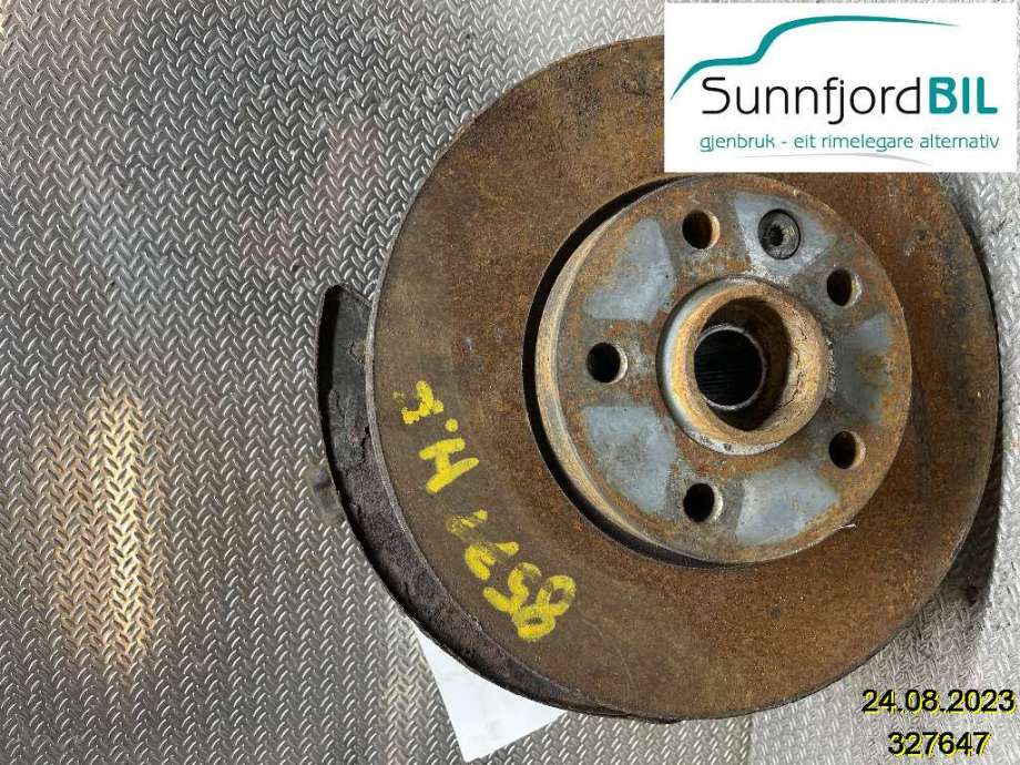 Hjulspindel høyre foran til VW Transporter / Caravelle 2009-2015 (Fase 2) (T5) (T5) (VOLKSWAGEN|7H8407258C|)