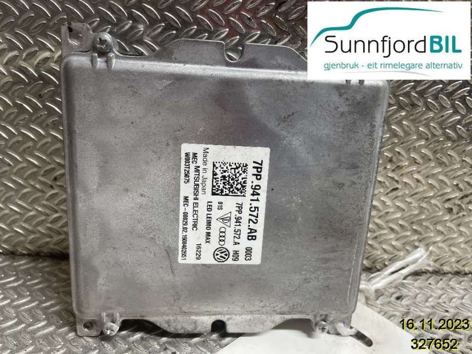 Styreenhet xenon/ballast til VW Tiguan 2016-2020 (Type II, Fase 1)  (Tiguan 2.0 4MotionBlueMotion|7PP941572AB|7PP941572ABZ00|)