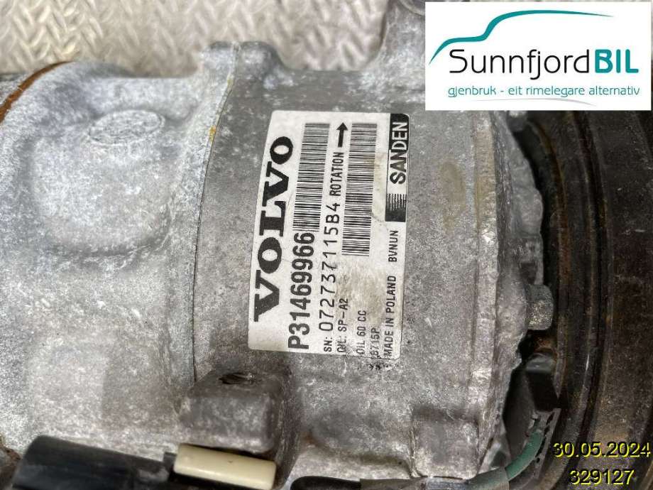 Aircondition kompressor til Volvo XC90, 2015-2025 (Type II)  (VOLVO|36010255)