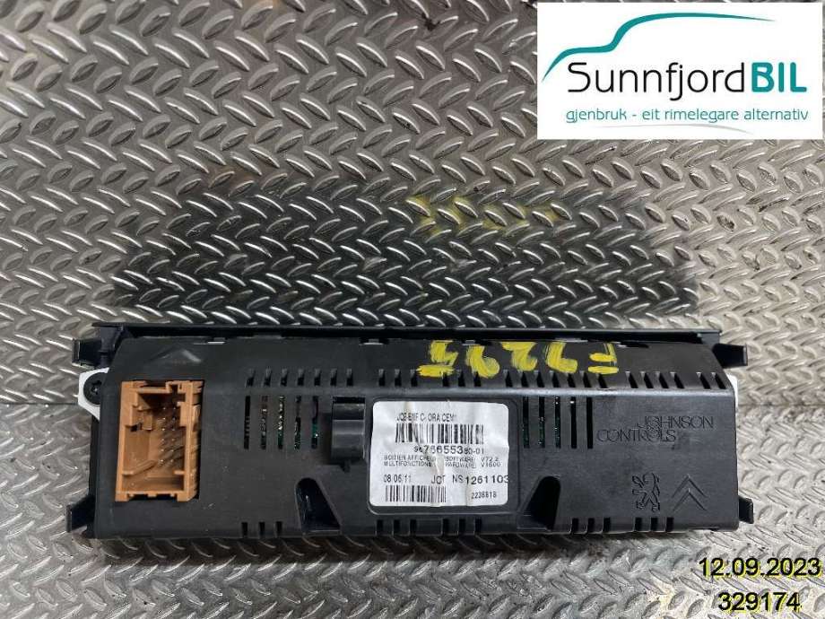 Instrument kjørecomputer til Peugeot 5008 2010-2017 (Type I) (PEUGEOT||NS1261103|967665538001)