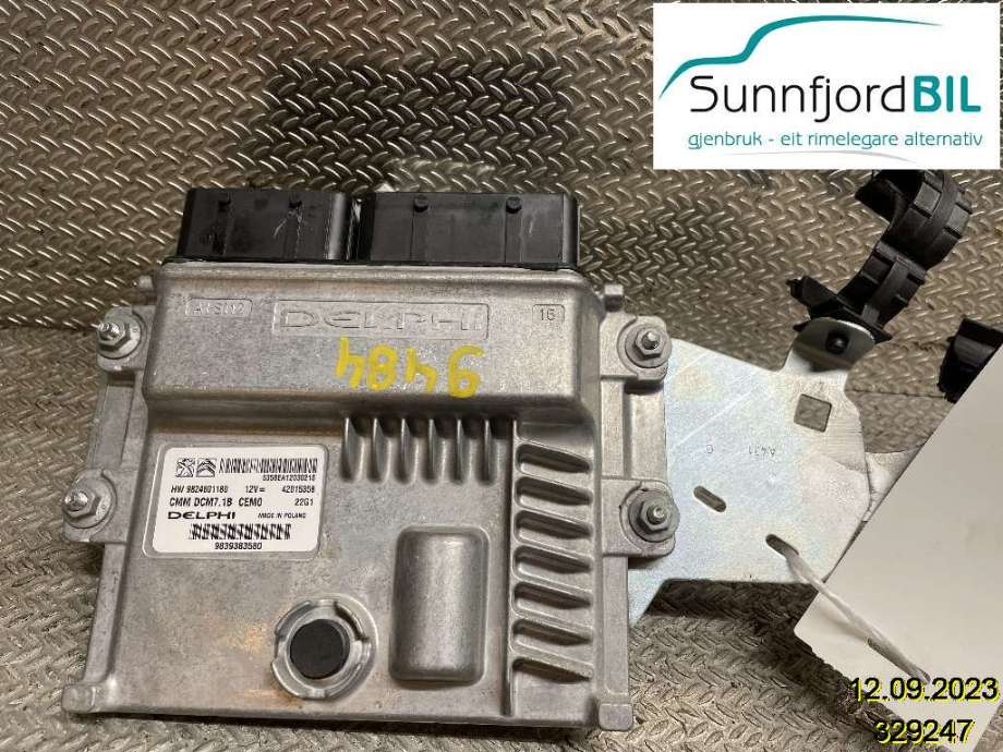 Styreenhet motor til Citroën Jumper 2014-->> (Type III, Fase 2) (CITROEN|1640419280|9824601180|)